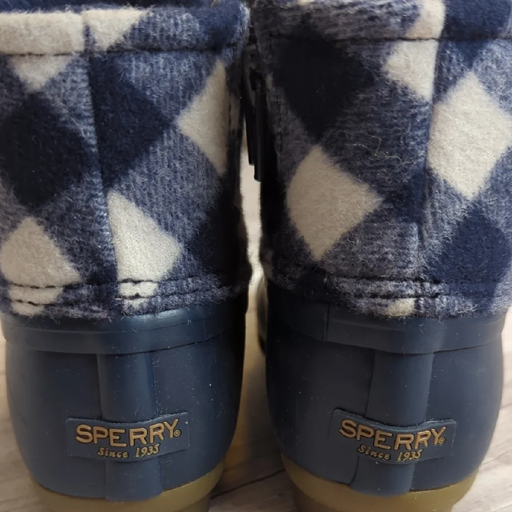 Sperry Kids' Navy and Tan Boots